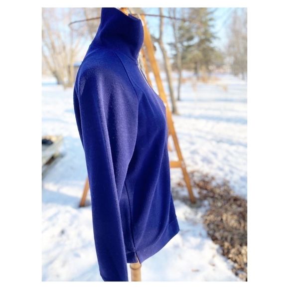 Vtg 70s Sears Men’s Acrylic Zip Cardigan Sweater 31 - Picture 2 of 11